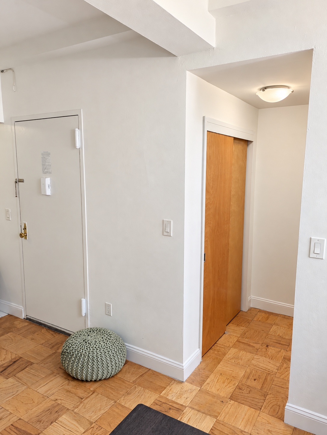 Entry hall and closet at 132 East 45th Street